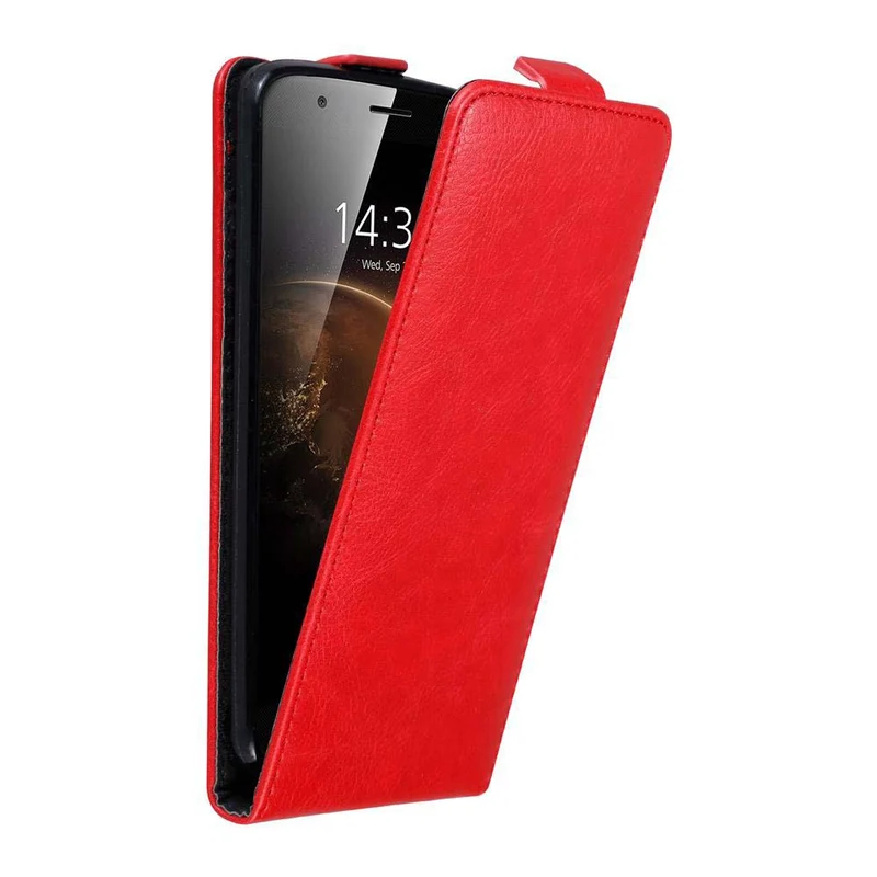 Cadorabo Hülle kompatibel mit Huawei ASCEND G7 PLUS / G8 / GX8 Schutzhülle im Flip Design mit Magnetverschluss