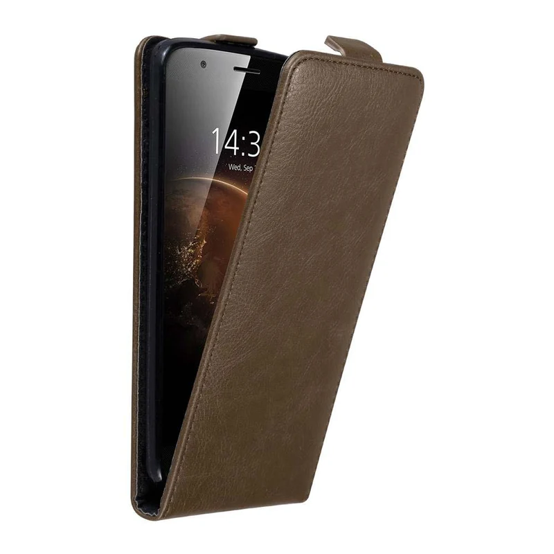 Cadorabo Hülle kompatibel mit Huawei ASCEND G7 PLUS / G8 / GX8 Schutzhülle im Flip Design mit Magnetverschluss