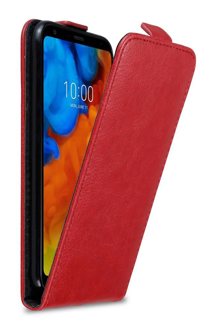 Cadorabo Hülle kompatibel mit LG Q STYLUS Schutzhülle im Flip Design mit Magnetverschluss