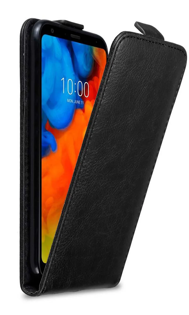 Cadorabo Hülle kompatibel mit LG Q STYLUS Schutzhülle im Flip Design mit Magnetverschluss