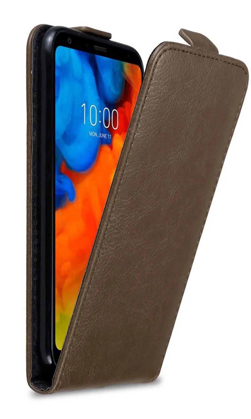 Cadorabo Hülle kompatibel mit LG Q STYLUS Schutzhülle im Flip Design mit Magnetverschluss