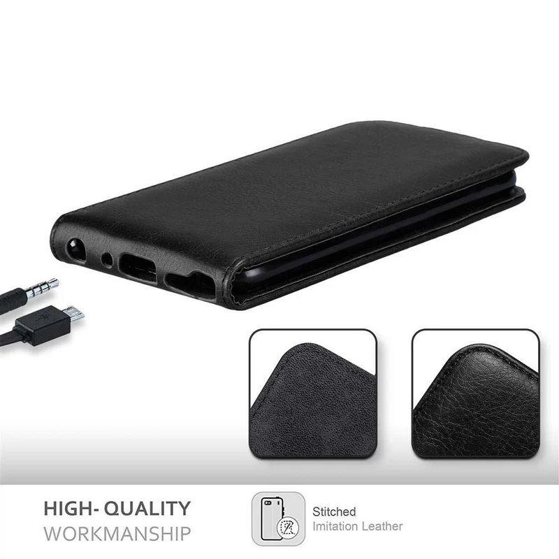 Cadorabo Hülle kompatibel mit LG Q STYLUS Schutzhülle im Flip Design mit Magnetverschluss