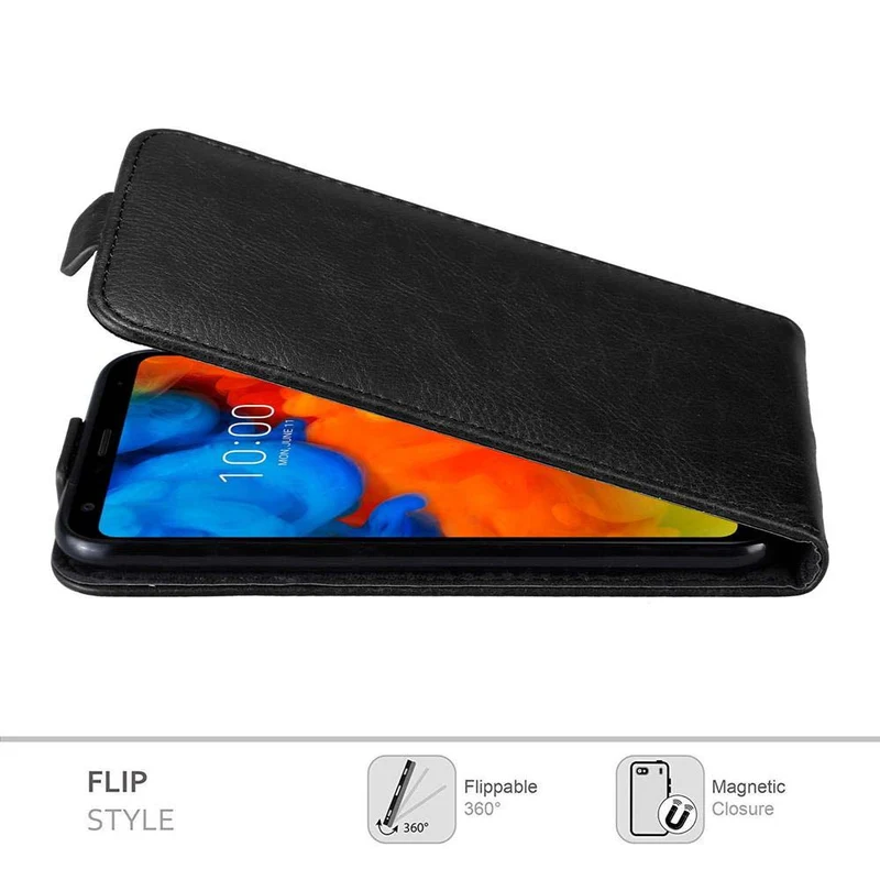 Cadorabo Hülle kompatibel mit LG Q STYLUS Schutzhülle im Flip Design mit Magnetverschluss
