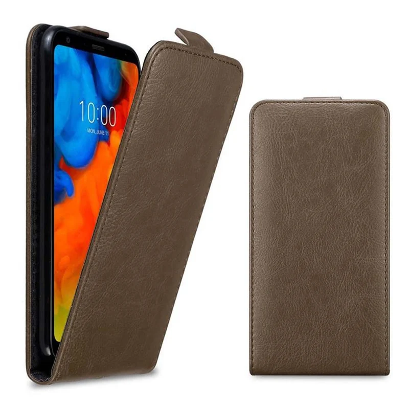 Cadorabo Hülle kompatibel mit LG Q STYLUS Schutzhülle im Flip Design mit Magnetverschluss