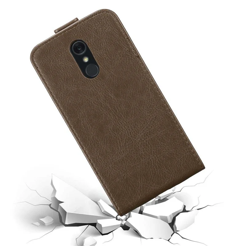 Cadorabo Hülle kompatibel mit LG Q STYLUS Schutzhülle im Flip Design mit Magnetverschluss