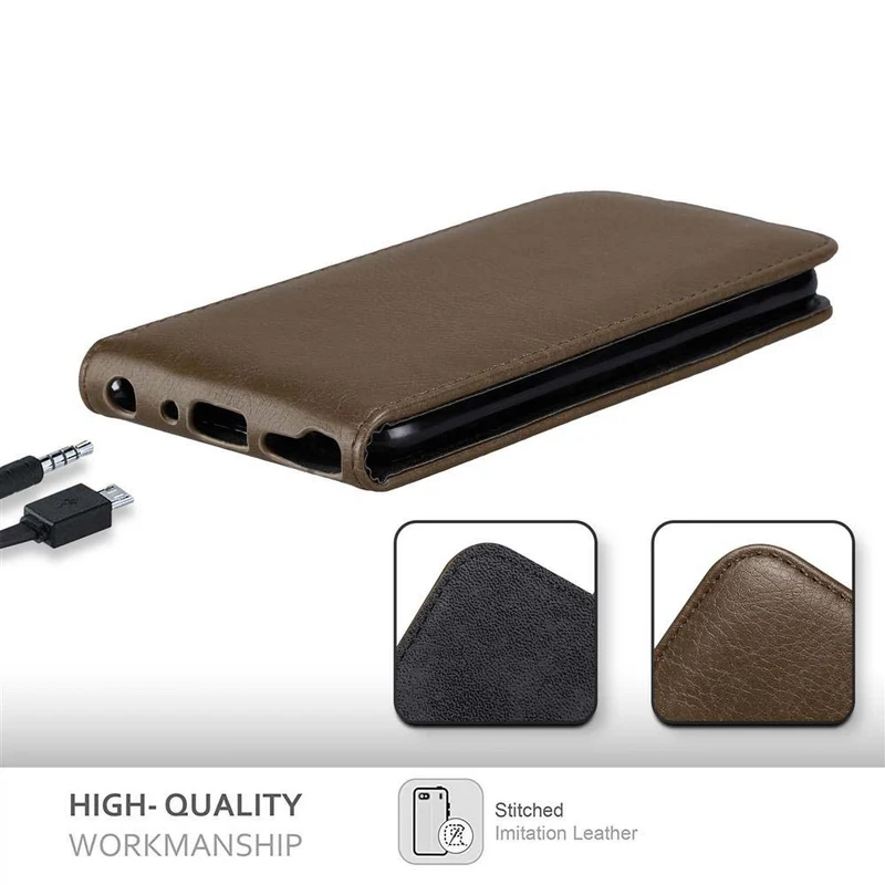 Cadorabo Hülle kompatibel mit LG Q STYLUS Schutzhülle im Flip Design mit Magnetverschluss