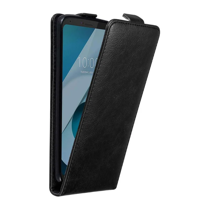 Cadorabo Hülle kompatibel mit LG Q6 / G6 MINI Schutzhülle im Flip Design mit Magnetverschluss