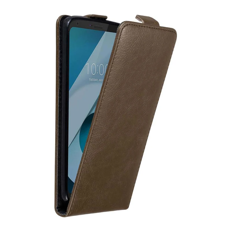Cadorabo Hülle kompatibel mit LG Q6 / G6 MINI Schutzhülle im Flip Design mit Magnetverschluss