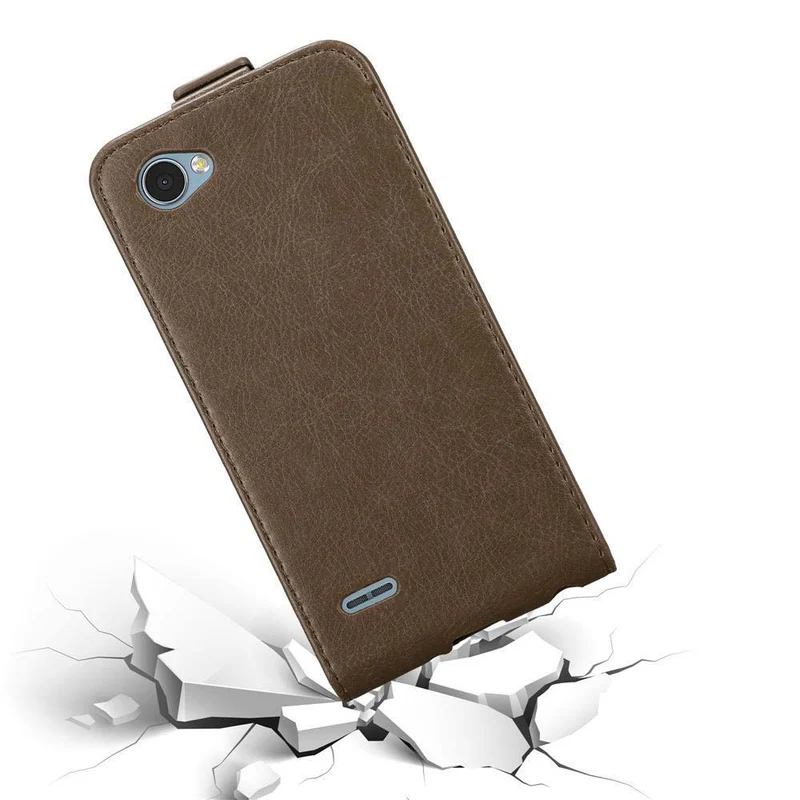 Cadorabo Hülle kompatibel mit LG Q6 / G6 MINI Schutzhülle im Flip Design mit Magnetverschluss