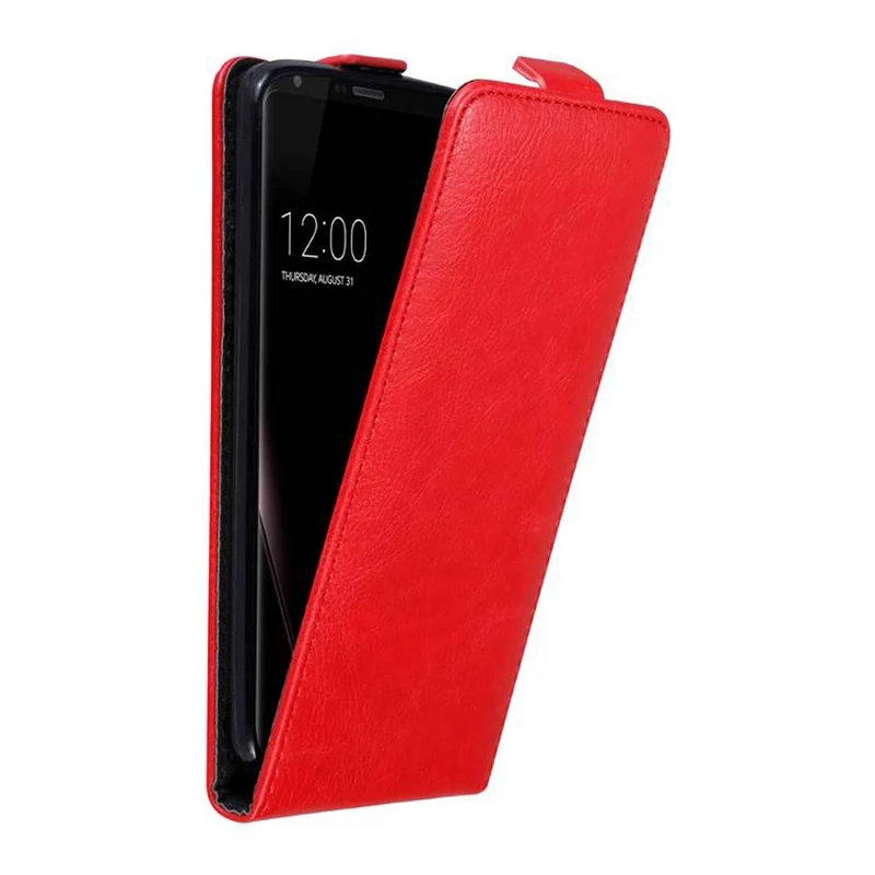 Cadorabo Hülle kompatibel mit LG V30 / V30+ / V30S / V30S+ Schutzhülle im Flip Design mit Magnetverschluss
