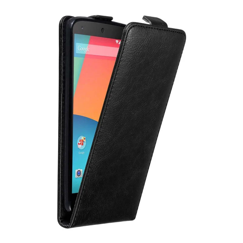 Cadorabo Hülle kompatibel mit LG Google NEXUS 5 Schutzhülle im Flip Design mit Magnetverschluss