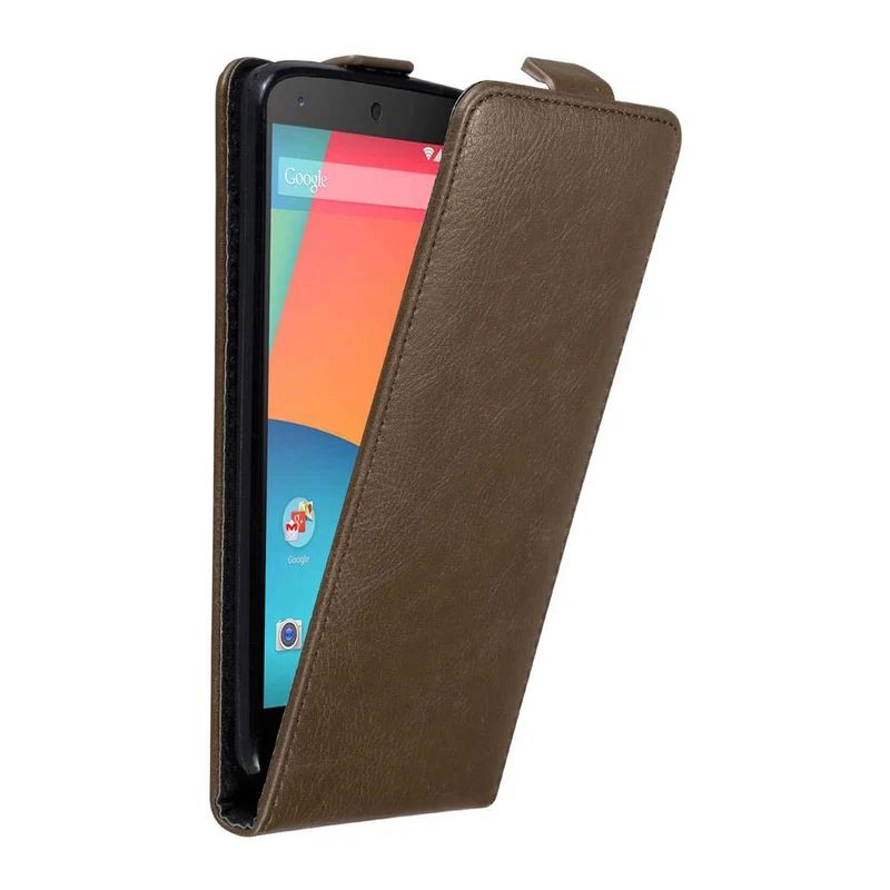 Cadorabo Hülle kompatibel mit LG Google NEXUS 5 Schutzhülle im Flip Design mit Magnetverschluss