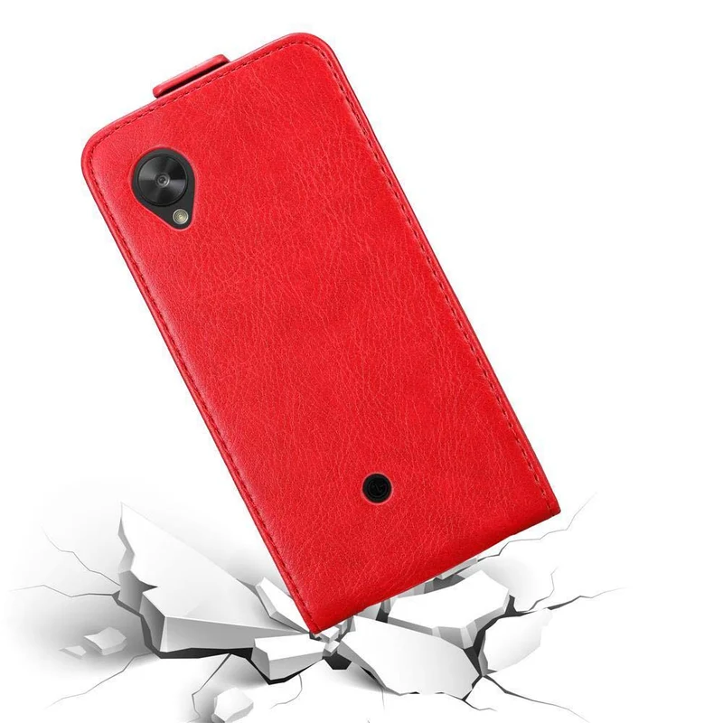 Cadorabo Hülle kompatibel mit LG Google NEXUS 5 Schutzhülle im Flip Design mit Magnetverschluss