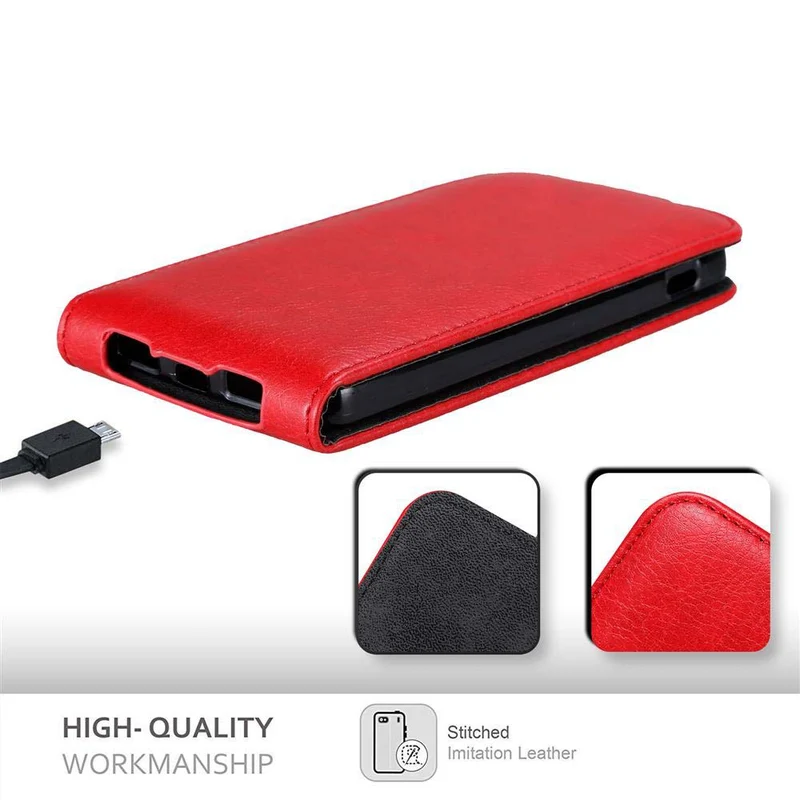 Cadorabo Hülle kompatibel mit LG Google NEXUS 5 Schutzhülle im Flip Design mit Magnetverschluss