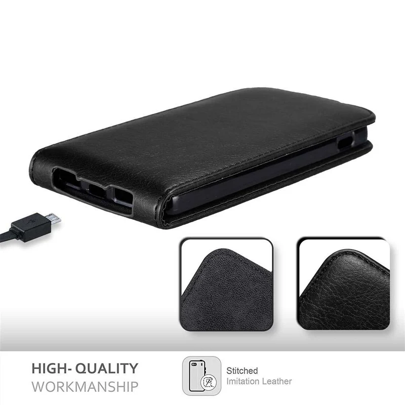 Cadorabo Hülle kompatibel mit LG Google NEXUS 5 Schutzhülle im Flip Design mit Magnetverschluss