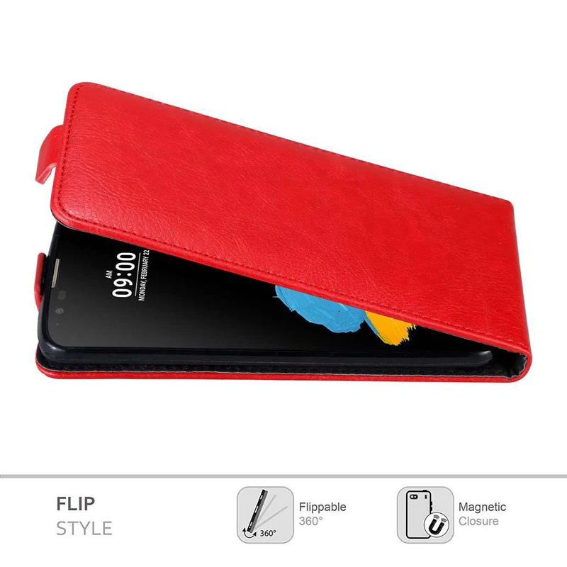 Cadorabo Hülle kompatibel mit LG STYLUS 2 Schutzhülle im Flip Design mit Magnetverschluss