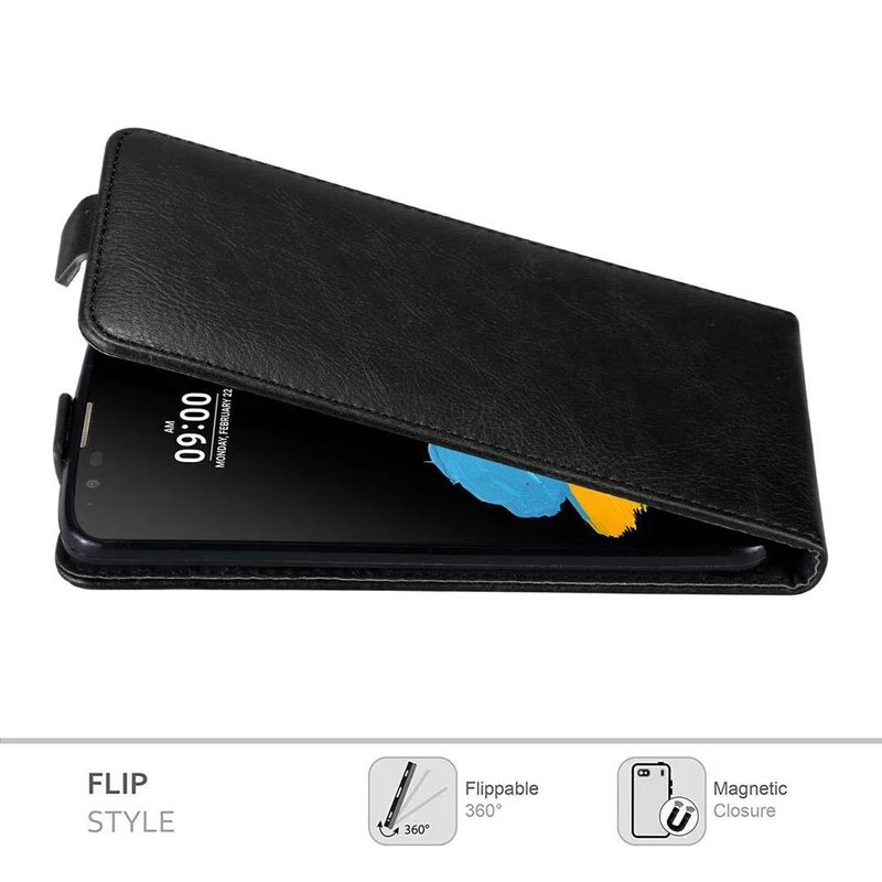 Cadorabo Hülle kompatibel mit LG STYLUS 2 Schutzhülle im Flip Design mit Magnetverschluss