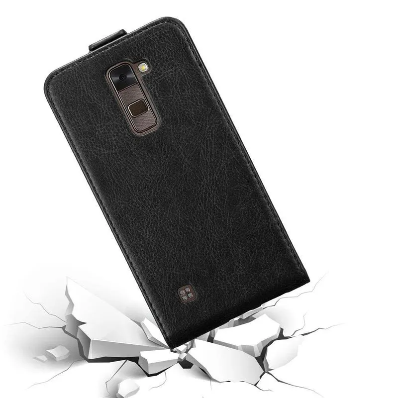 Cadorabo Hülle kompatibel mit LG STYLUS 2 Schutzhülle im Flip Design mit Magnetverschluss