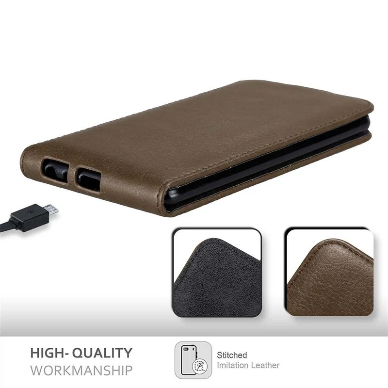 Cadorabo Hülle kompatibel mit LG STYLUS 2 Schutzhülle im Flip Design mit Magnetverschluss