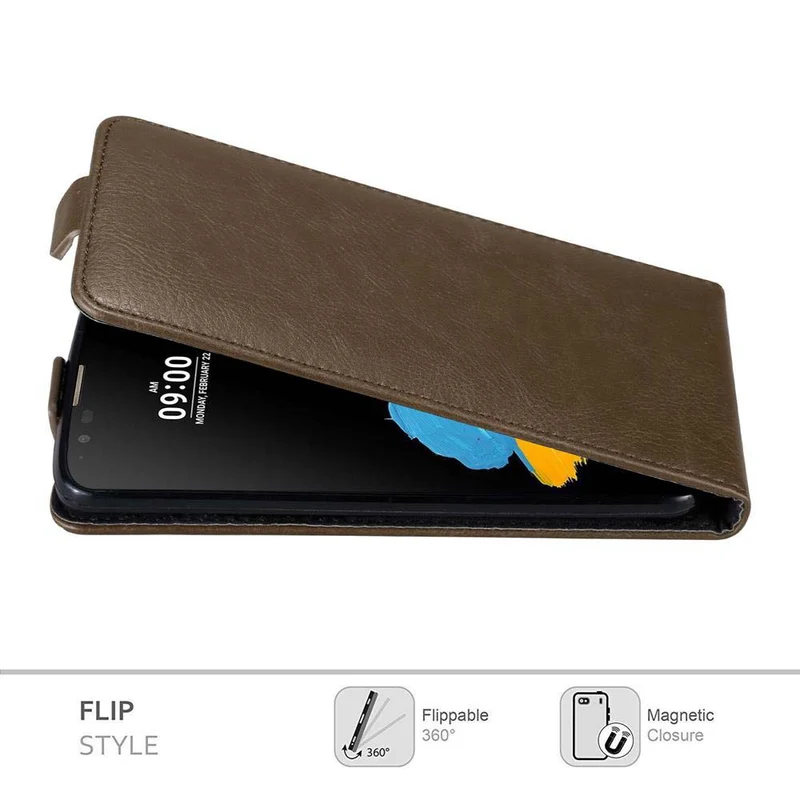 Cadorabo Hülle kompatibel mit LG STYLUS 2 Schutzhülle im Flip Design mit Magnetverschluss