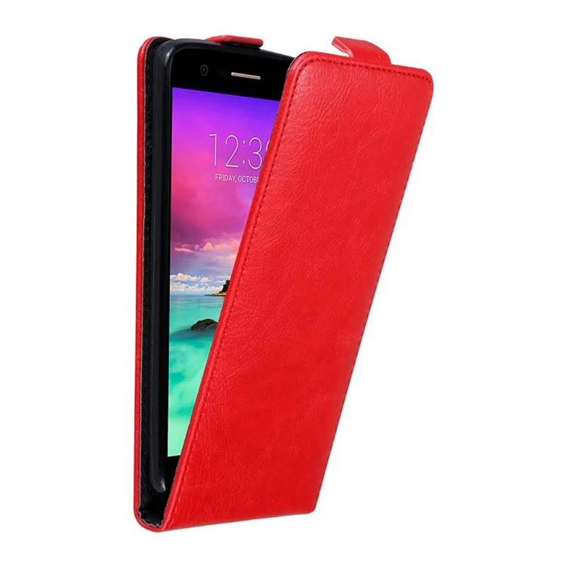 Cadorabo Hülle kompatibel mit LG K10 2017 Schutzhülle im Flip Design mit Magnetverschluss