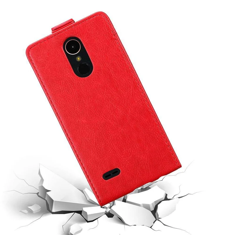 Cadorabo Hülle kompatibel mit LG K10 2017 Schutzhülle im Flip Design mit Magnetverschluss
