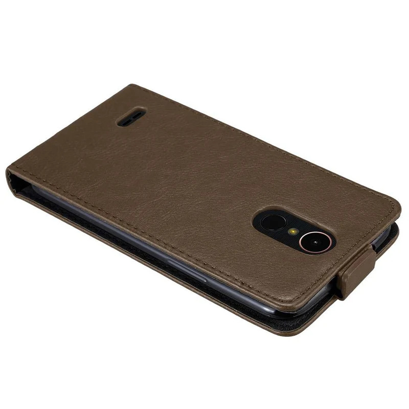 Cadorabo Hülle kompatibel mit LG K10 2017 Schutzhülle im Flip Design mit Magnetverschluss