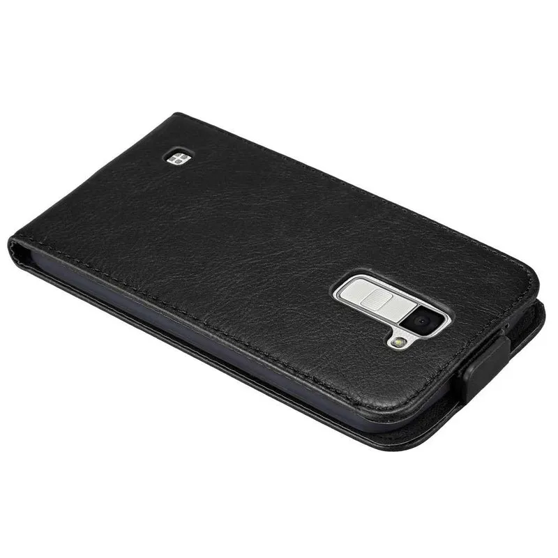 Cadorabo Hülle kompatibel mit LG K10 2016 Schutzhülle im Flip Design mit Magnetverschluss