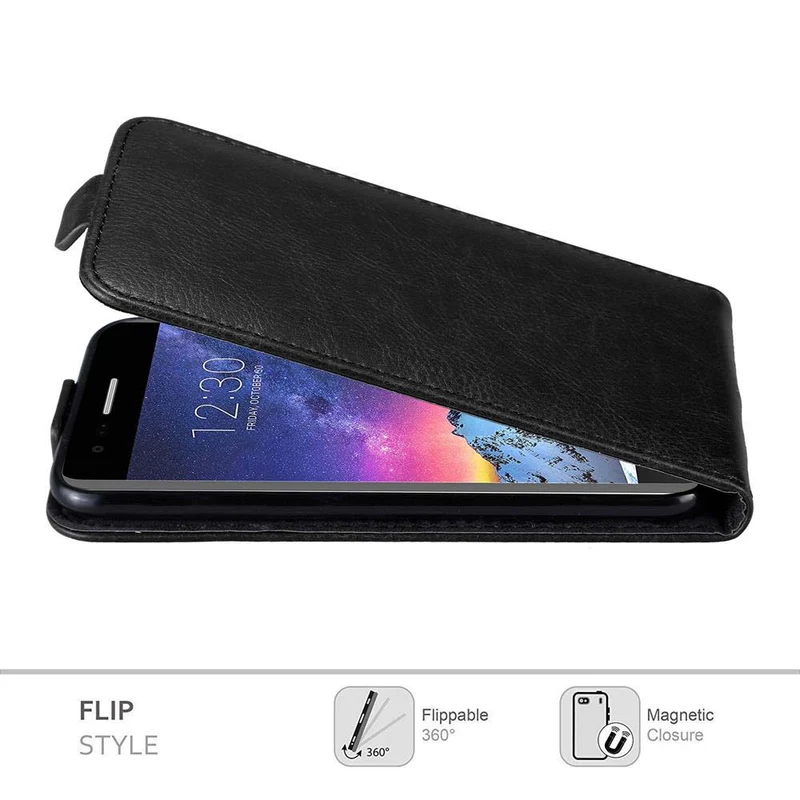 Cadorabo Hülle kompatibel mit LG K8 2017 Schutzhülle im Flip Design mit Magnetverschluss