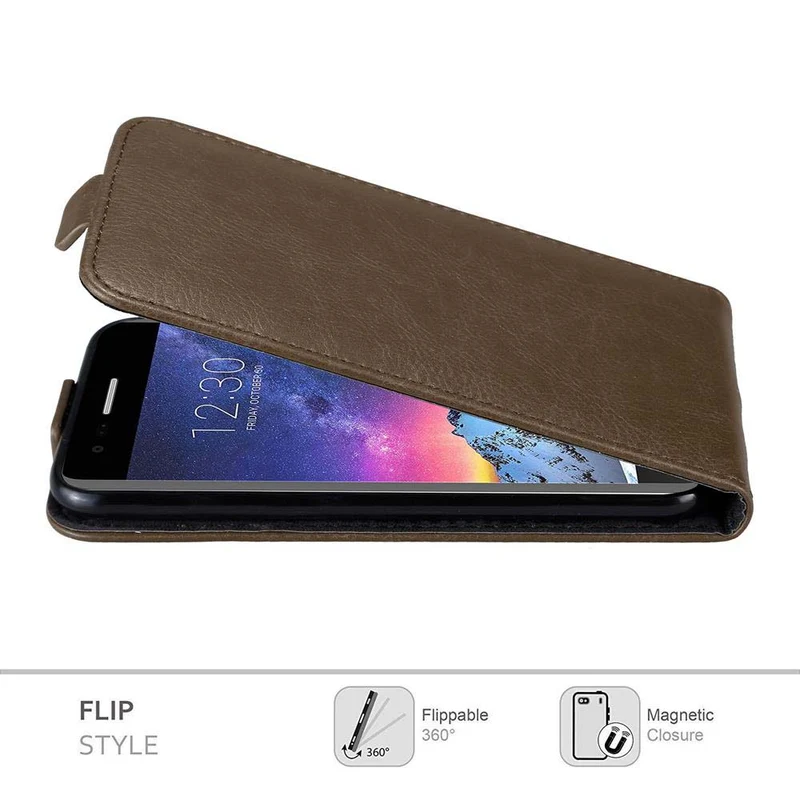 Cadorabo Hülle kompatibel mit LG K8 2017 Schutzhülle im Flip Design mit Magnetverschluss