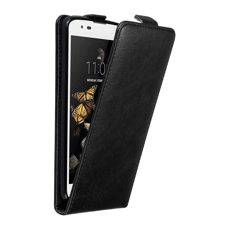 Cadorabo Hülle kompatibel mit LG K8 2016 Schutzhülle im Flip Design mit Magnetverschluss