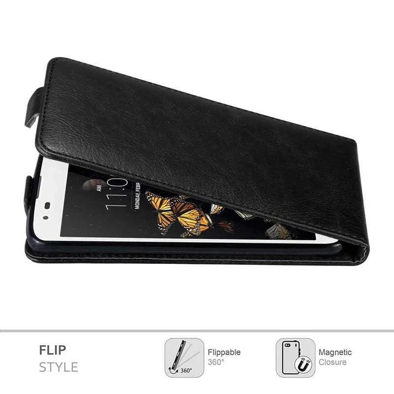 Cadorabo Hülle kompatibel mit LG K8 2016 Schutzhülle im Flip Design mit Magnetverschluss