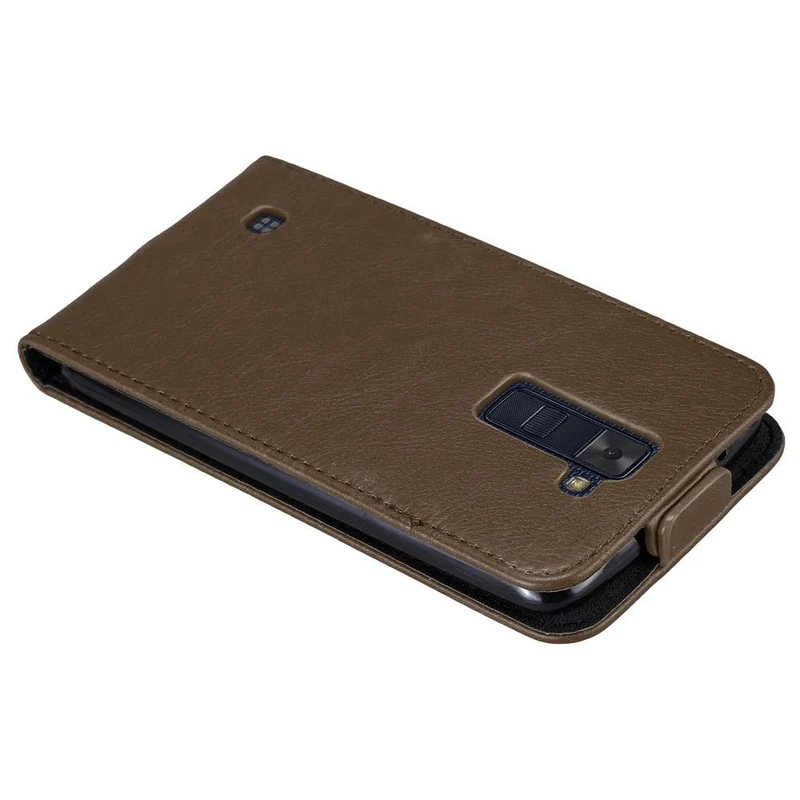Cadorabo Hülle kompatibel mit LG K8 2016 Schutzhülle im Flip Design mit Magnetverschluss