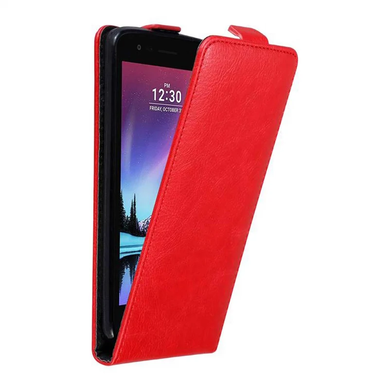 Cadorabo Hülle kompatibel mit LG K4 2017 Schutzhülle im Flip Design mit Magnetverschluss