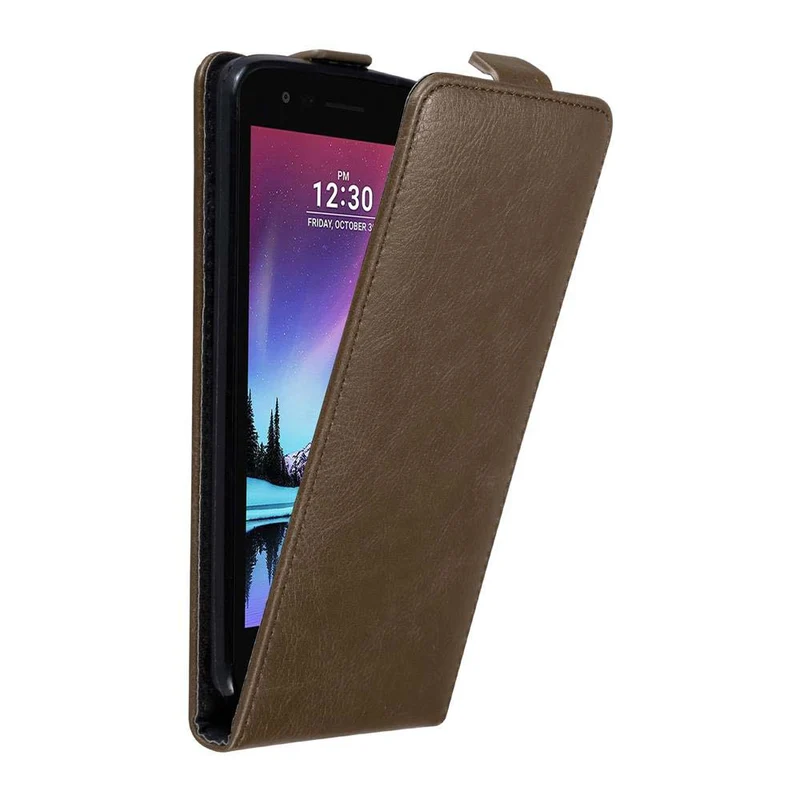 Cadorabo Hülle kompatibel mit LG K4 2017 Schutzhülle im Flip Design mit Magnetverschluss