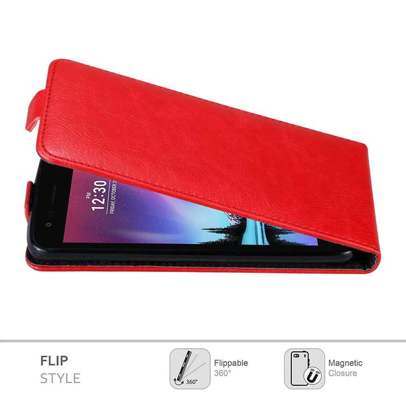 Cadorabo Hülle kompatibel mit LG K4 2017 Schutzhülle im Flip Design mit Magnetverschluss