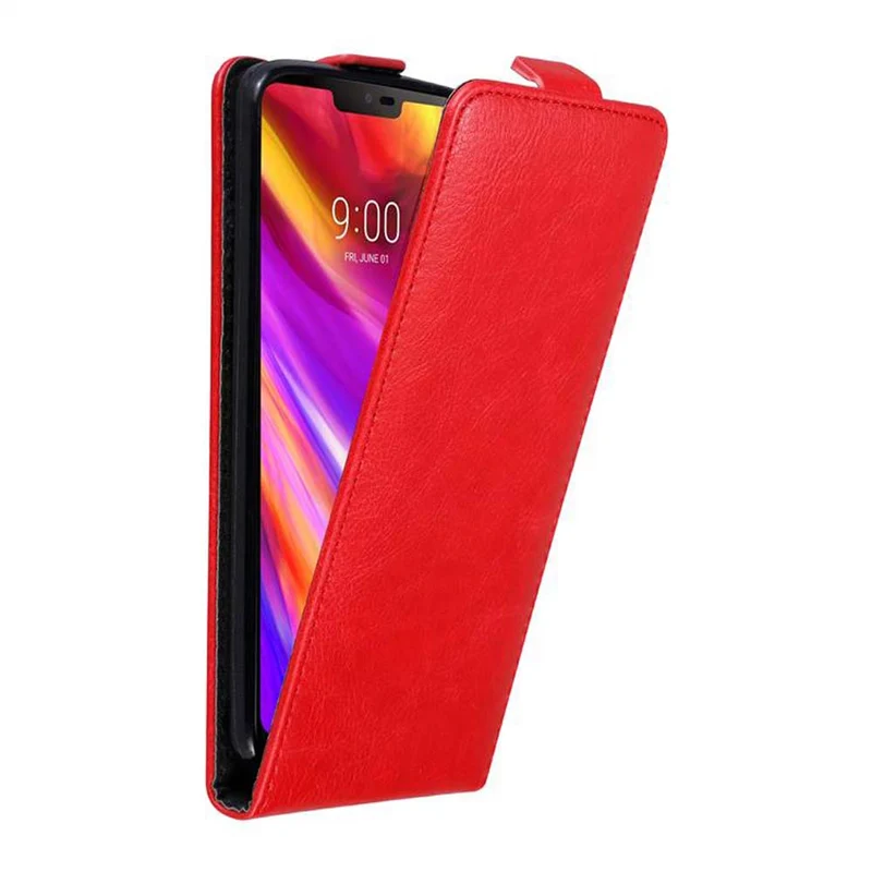 Cadorabo Hülle kompatibel mit LG G7 ThinQ / FIT / ONE Schutzhülle im Flip Design mit Magnetverschluss