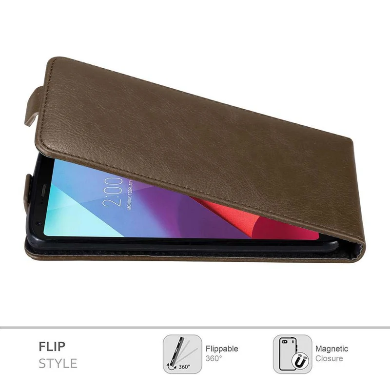 Cadorabo Hülle kompatibel mit LG G6 Schutzhülle im Flip Design mit Magnetverschluss