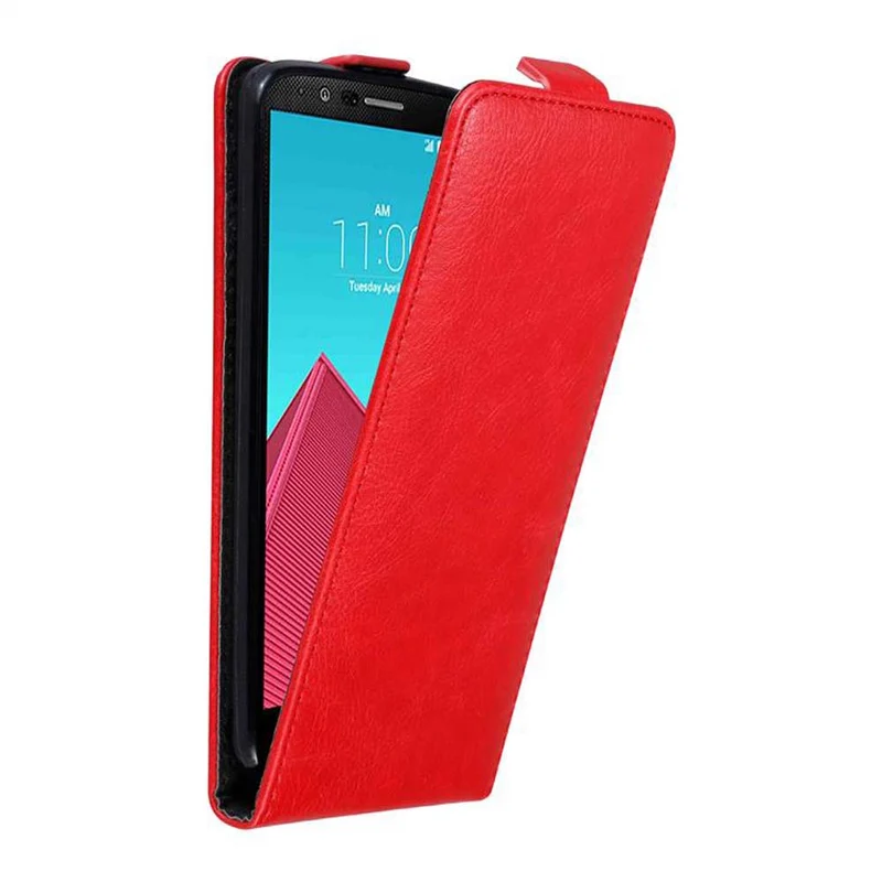 Cadorabo Hülle kompatibel mit LG G4 / G4 PLUS Schutzhülle im Flip Design mit Magnetverschluss