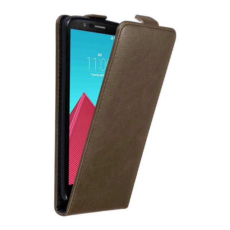 Cadorabo Hülle kompatibel mit LG G4 / G4 PLUS Schutzhülle im Flip Design mit Magnetverschluss