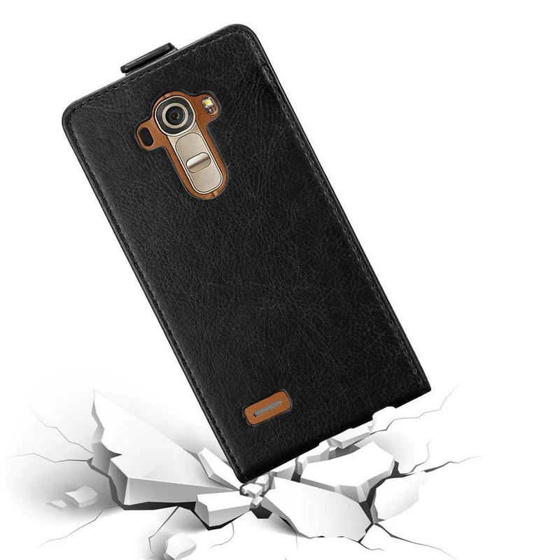 Cadorabo Hülle kompatibel mit LG G4 / G4 PLUS Schutzhülle im Flip Design mit Magnetverschluss