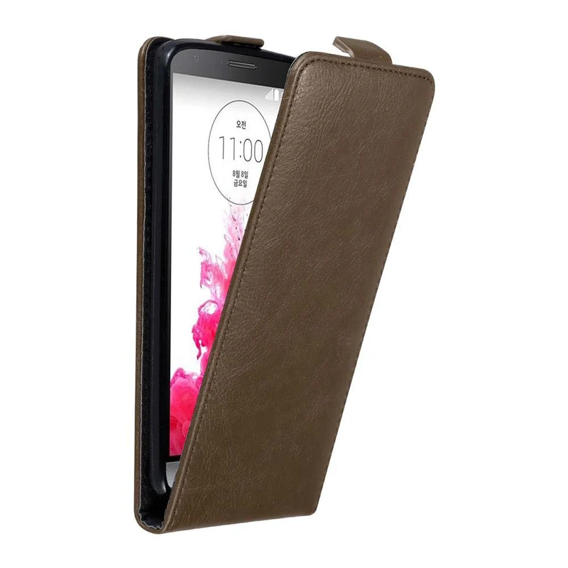 Cadorabo Hülle kompatibel mit LG G3 Schutzhülle im Flip Design mit Magnetverschluss
