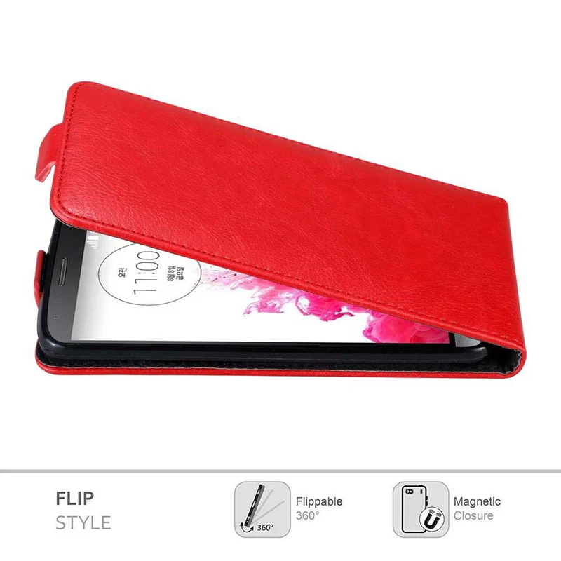 Cadorabo Hülle kompatibel mit LG G3 Schutzhülle im Flip Design mit Magnetverschluss