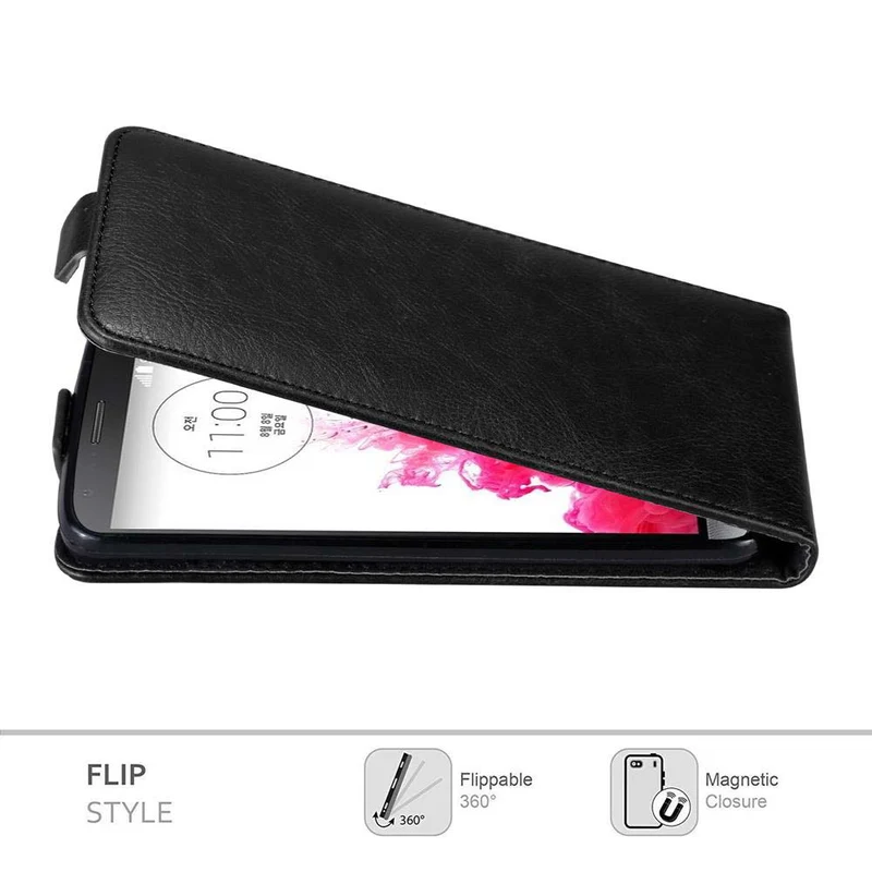 Cadorabo Hülle kompatibel mit LG G3 Schutzhülle im Flip Design mit Magnetverschluss