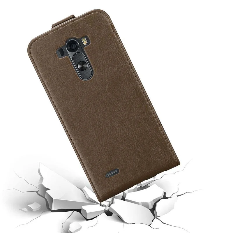Cadorabo Hülle kompatibel mit LG G3 Schutzhülle im Flip Design mit Magnetverschluss