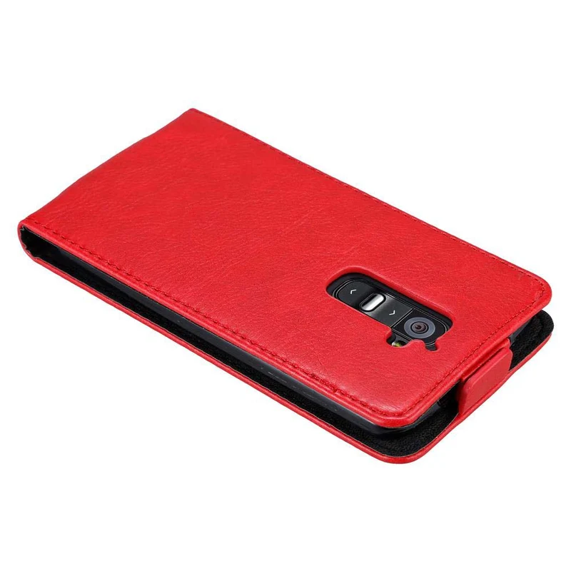 Cadorabo Hülle kompatibel mit LG G2 Schutzhülle im Flip Design mit Magnetverschluss