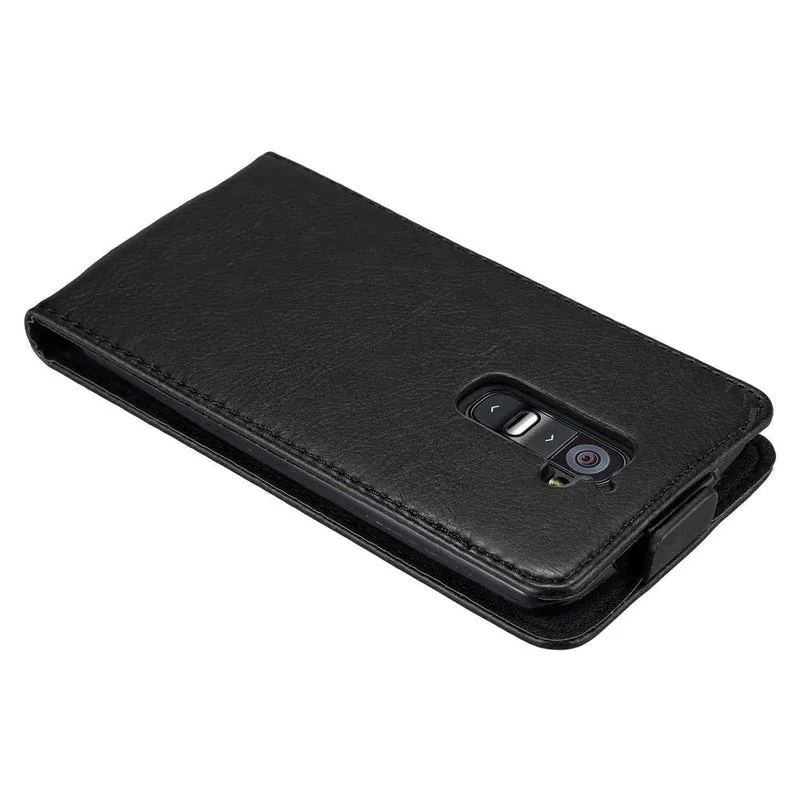 Cadorabo Hülle kompatibel mit LG G2 Schutzhülle im Flip Design mit Magnetverschluss