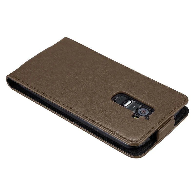 Cadorabo Hülle kompatibel mit LG G2 Schutzhülle im Flip Design mit Magnetverschluss