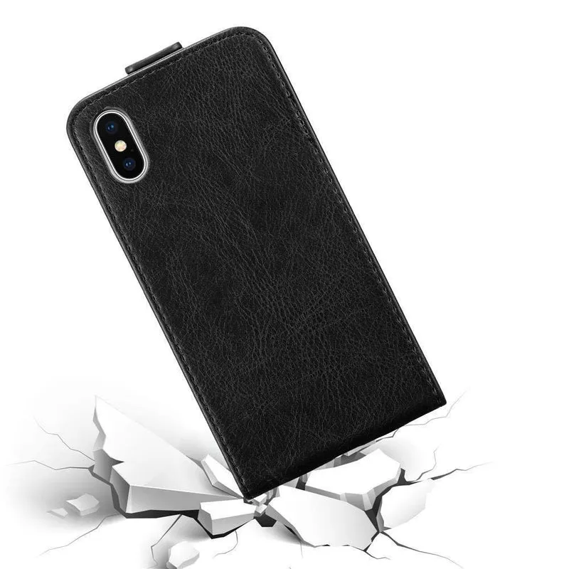 Cadorabo Hülle kompatibel mit Apple iPhone X / XS Schutzhülle im Flip Design mit Magnetverschluss