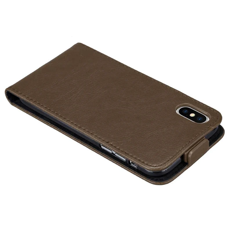 Cadorabo Hülle kompatibel mit Apple iPhone X / XS Schutzhülle im Flip Design mit Magnetverschluss